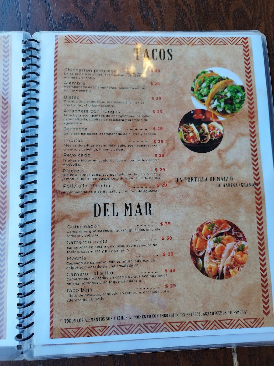 El Alebrije Chihuahua Menu - Image 5